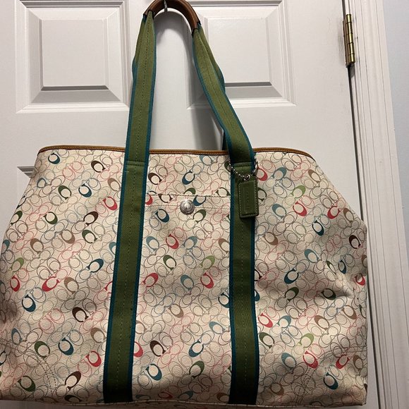 coach tote bag 24L X6.5W X15 H - Picture 1 of 15